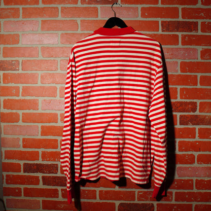 Fear Of God Essentials Red Stripes L/S Tee
