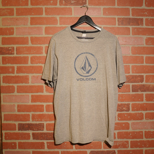VTG Y2K Volcom Grey Logo Tee