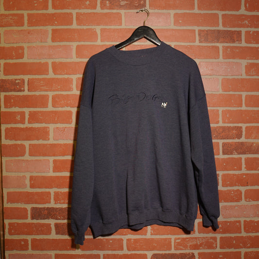 VTG Y2K Big Dogs Embroidered Crewneck