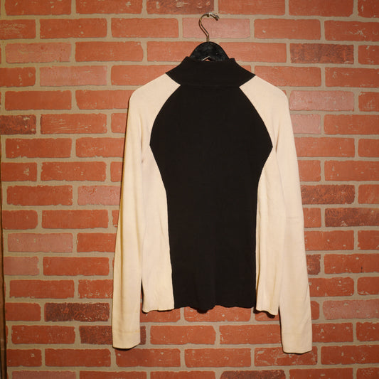 VTG Y2K Polo Jeans Company Quarter-Zip Fleece L/S Sweater