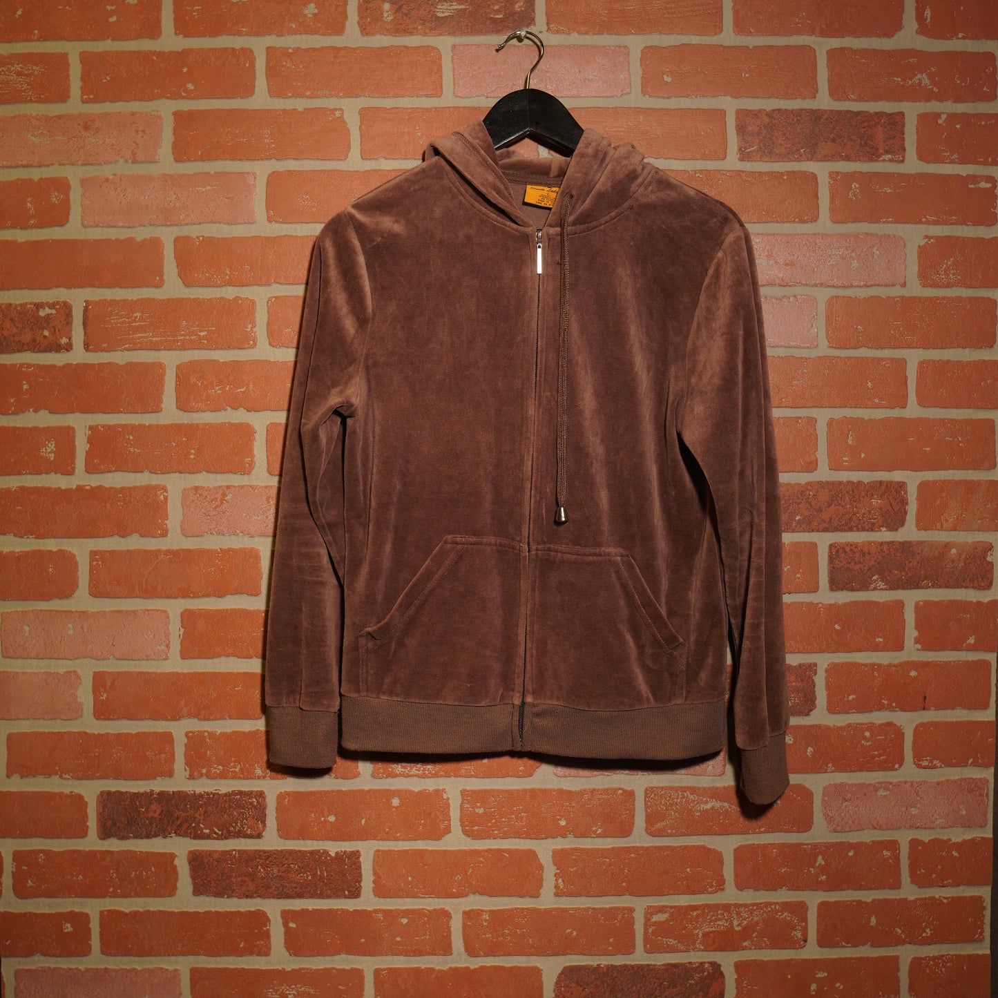 VTG Y2K Women's Royale Lady Velour Zip-Up Hoodie
