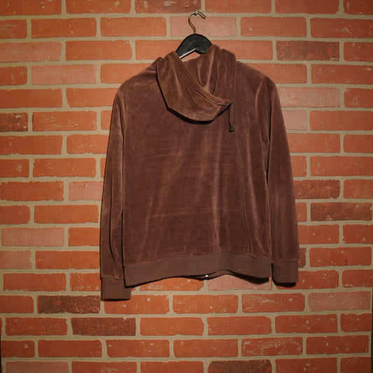 VTG Y2K Women's Royale Lady Velour Zip-Up Hoodie