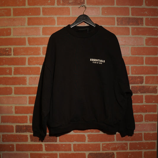 Fear Of God Essentials Black Crewneck