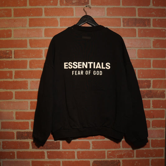 Fear Of God Essentials Black Crewneck