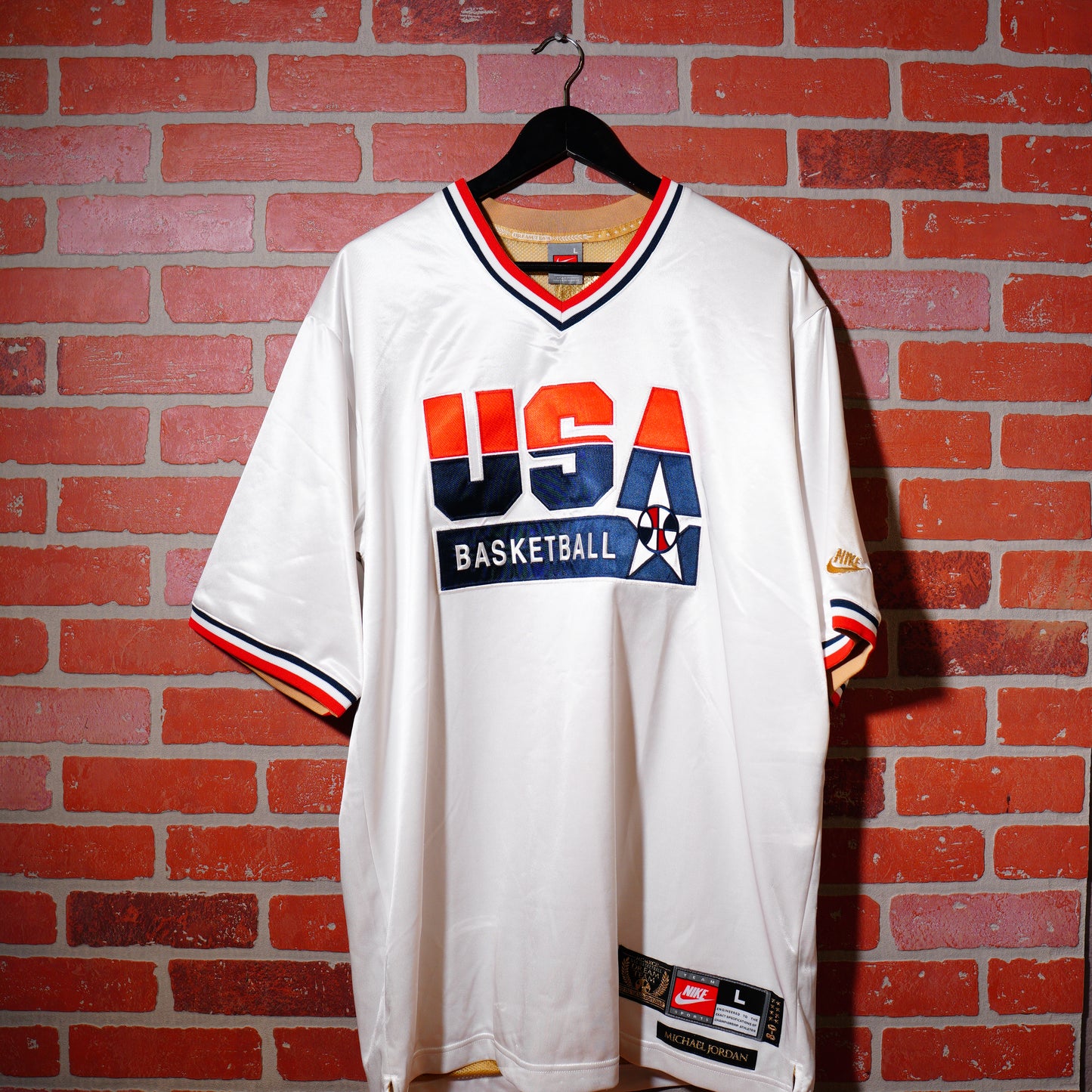 VTG Nike USA Basketball Warm-Up Michael Jordan Shirt