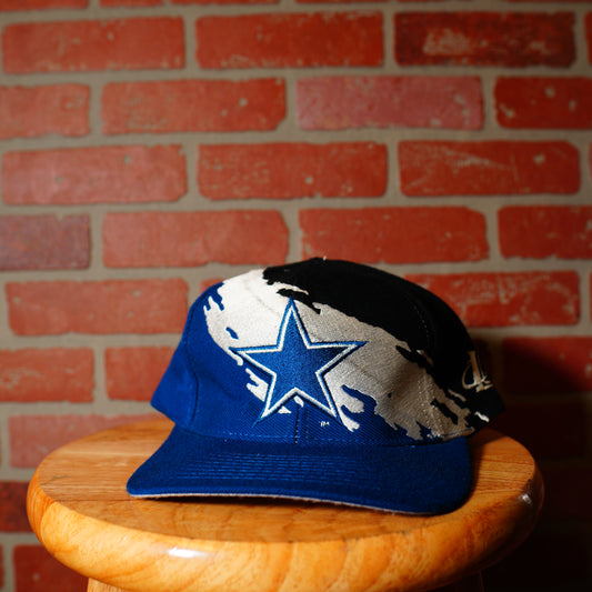 VTG NFL Dallas Cowboys Splash Logoman Snapback Hat