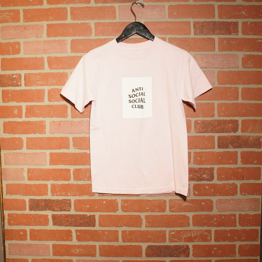 Anti Social Social Club Pink Logo Tee