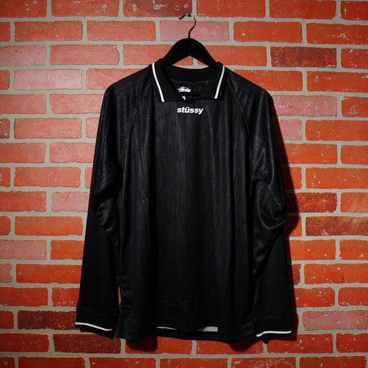 Stussy Black L/S Soccer Jersey