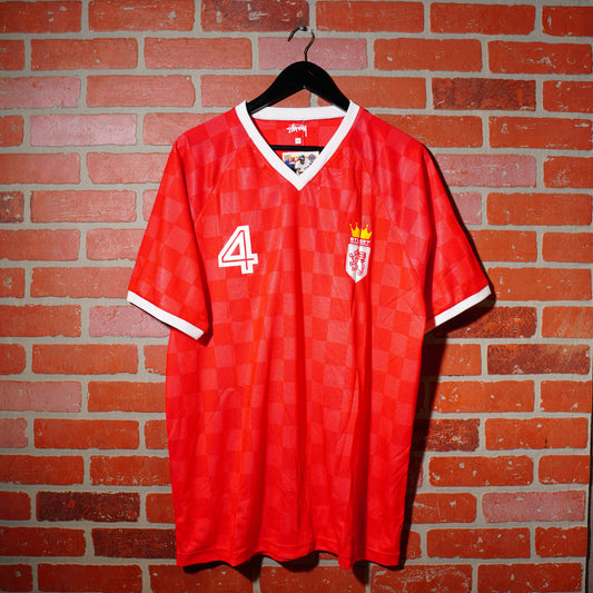 Stussy Red Soccer Jersey