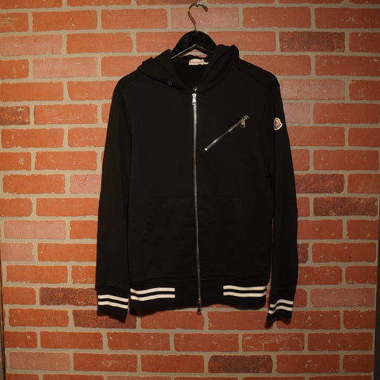 VTG Moncler Zip-Up Black Hoodie