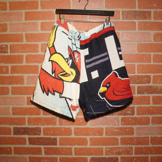 Cutstom Trevs1of1 St. Louis Cardinals Blanket Shorts