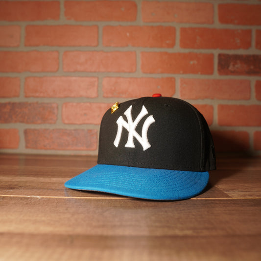 New Era MLB New York Yankees Light Blue Brim Fitted Hat