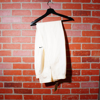 Nike White Nylon Track Pants