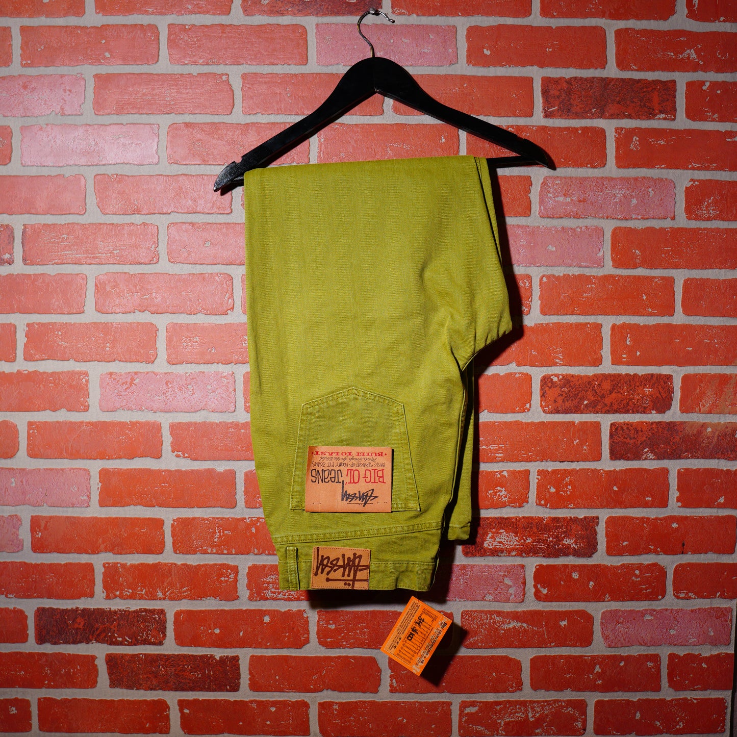 DS Stussy Green Denim Jeans