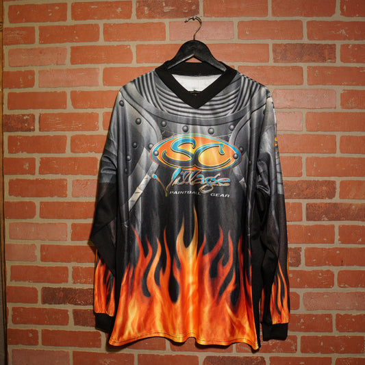 VTG Y2K SC Village Paintball Gear L/S Tee