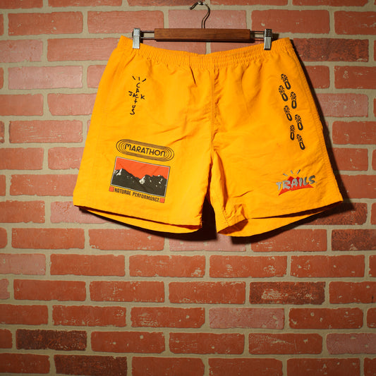 Cactus Jack Trails Yellow Shorts