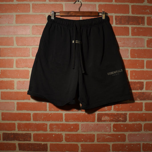 Fear Of God Essentials Black Sweatshorts