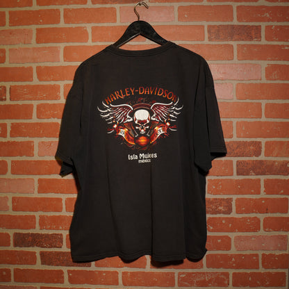 VTG Harley-Davidson Motorcycles Isla Mujeres Mexico Tee
