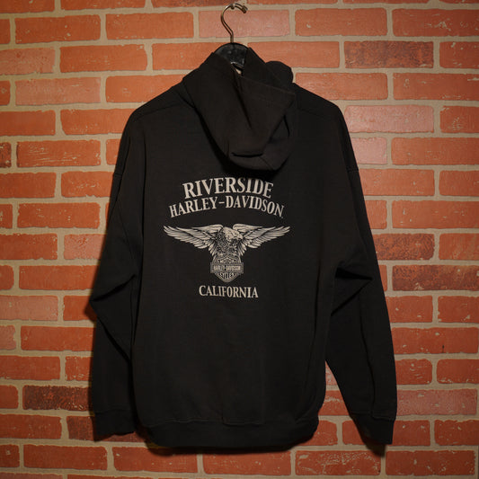VTG Harley-Davidson Motorcycles Camo Skull Hoodie