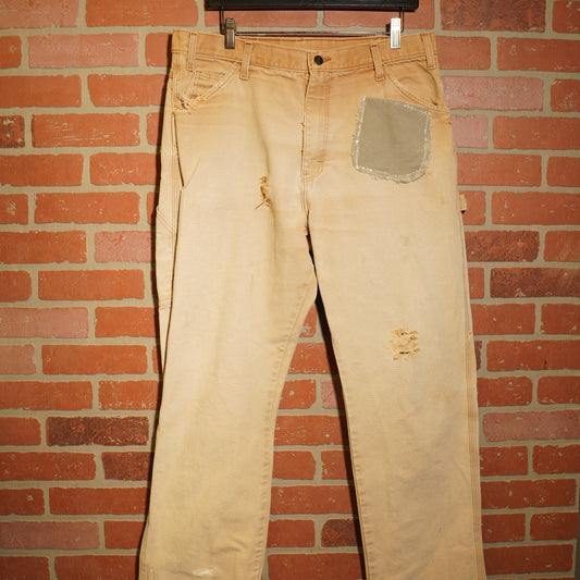 VTG Carhartt Custom Patches Work Wear Pants