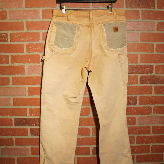 VTG Carhartt Custom Patches Work Wear Pants