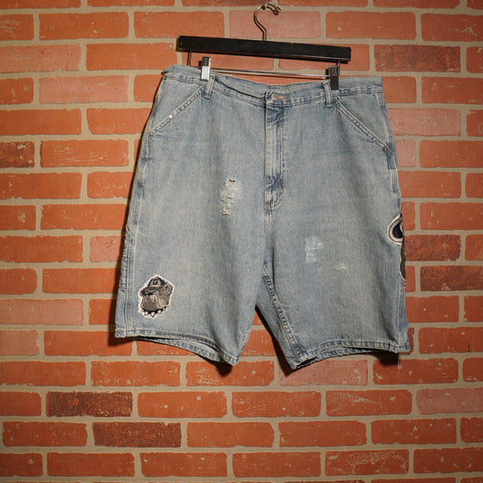 VTG Carhartt Georgetown Hoyas Denim Jean Shorts