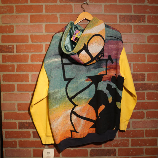Trevs1of1 Custom The Doors Jim Morrison Face Hoodie