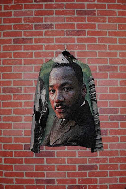 1of1 Hand-Made MLK "I Have A Dream" Blanket Hoodie