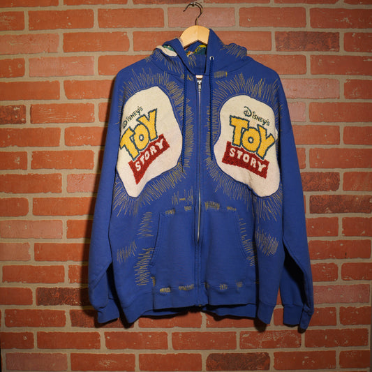 Trevs1of1 Custom Toy Story Zip-Up Hoodie