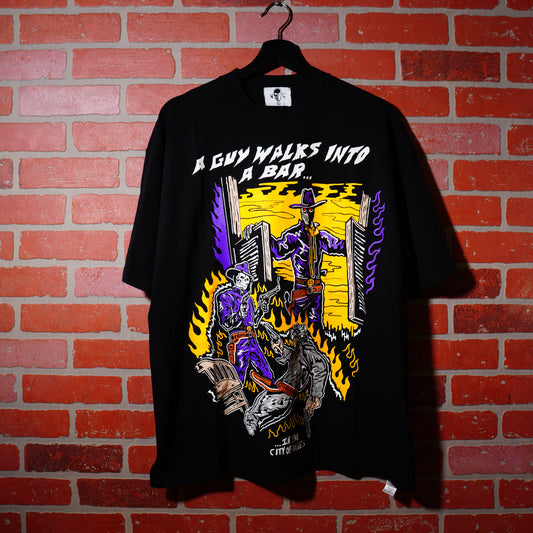 Warren Lotas X NBA Los Angeles Lakers Western Tee