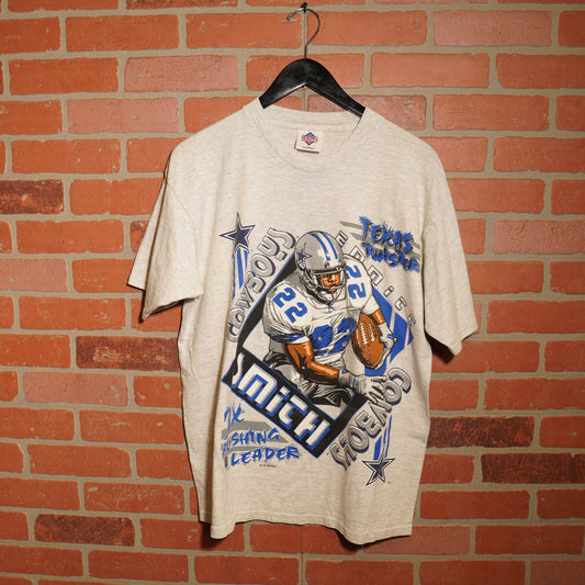 VTG Dallas Cowboys Emmitt Smith Grey Tee