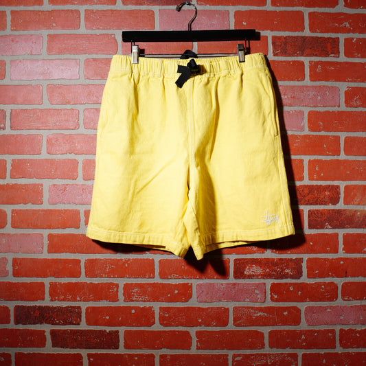 Stussy Yellow Dyed Shorts