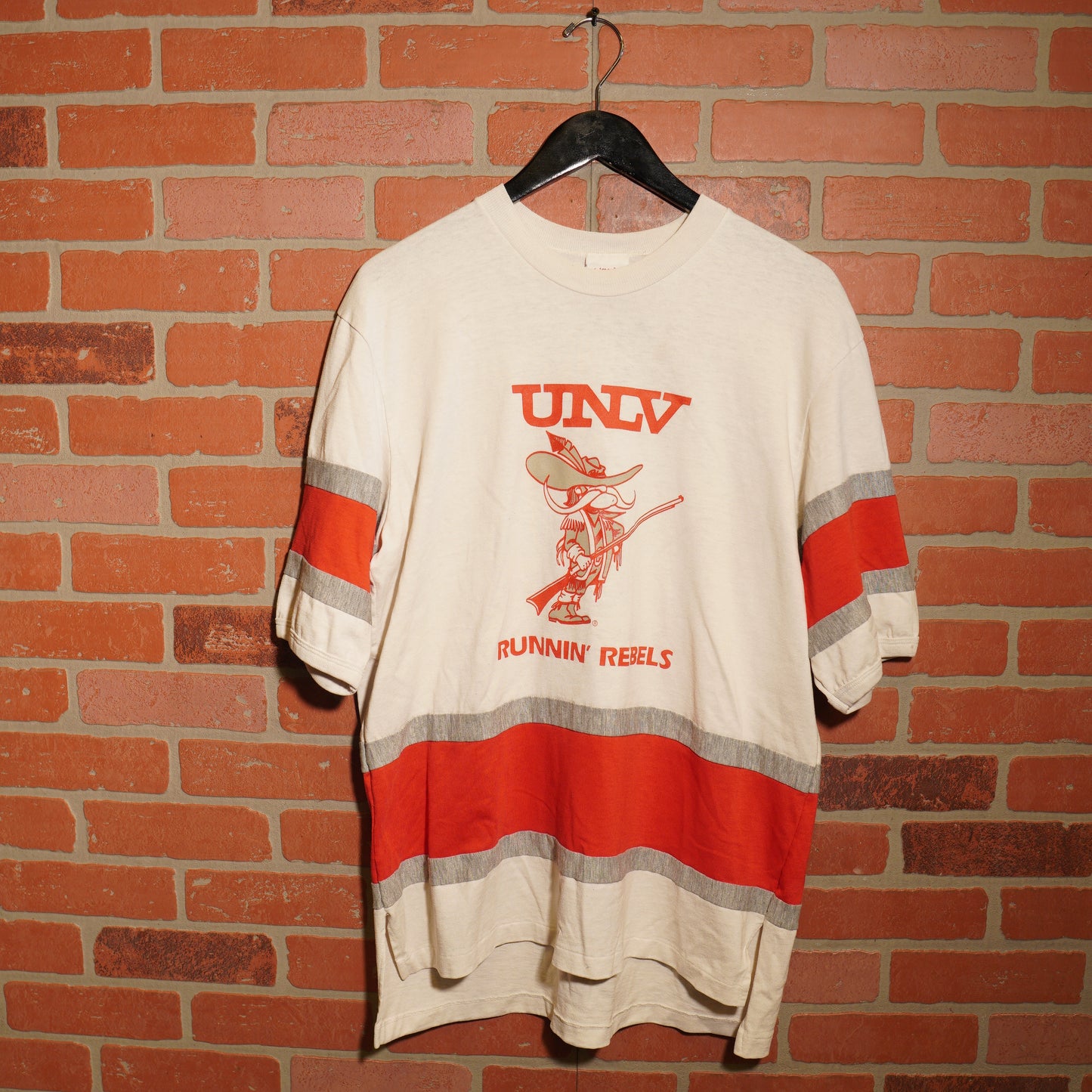 VTG UNLV Runnin' Rebels Grey Mascot Tee