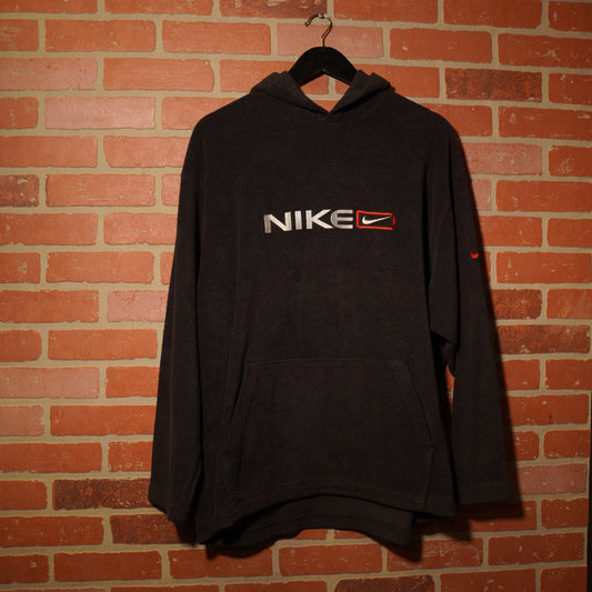 VTG Nike Red Logo Fleece Hoodie