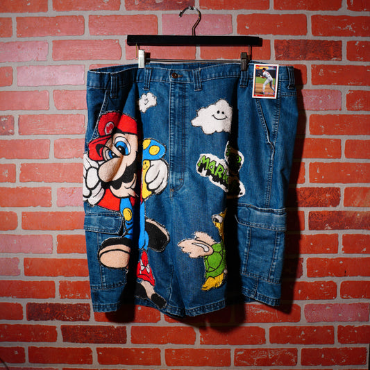 1of1 Super Mario Denim Jean Shorts