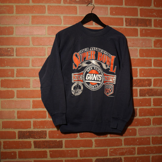 VTG 1990 NFL Super Bowl New York Giants Crewneck