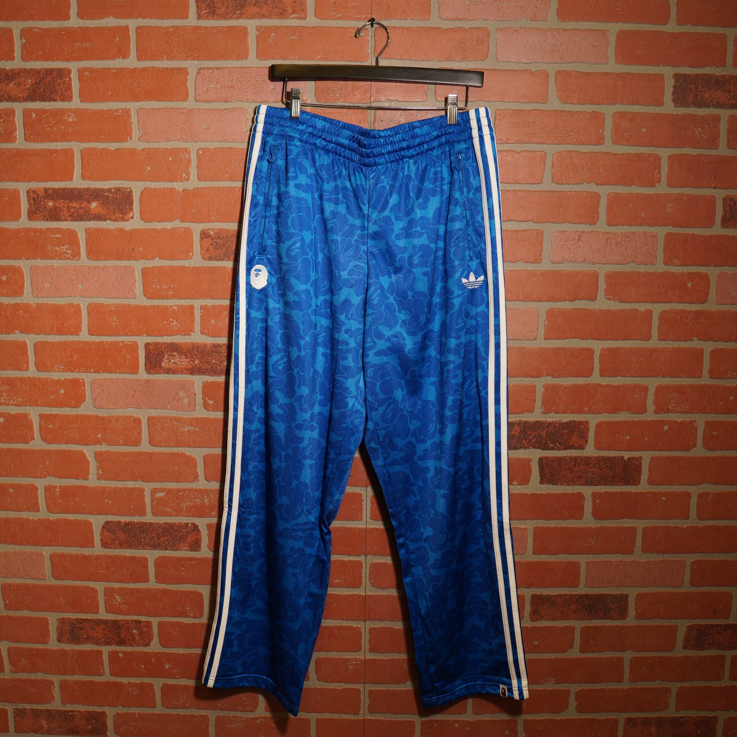 Adidas X Bape A Bathing Ape Blue Camo Pants