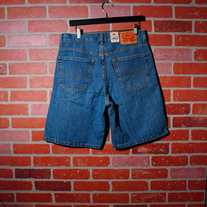 DS Levis 550 Black Denim Jean Shorts