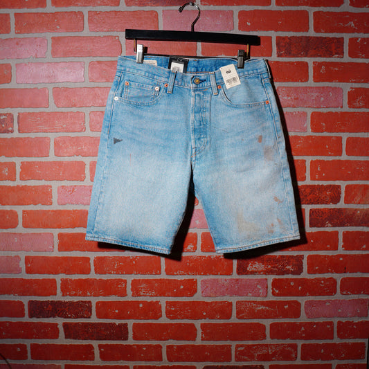 DS Levis 501 Distressed Denim Jean Shorts