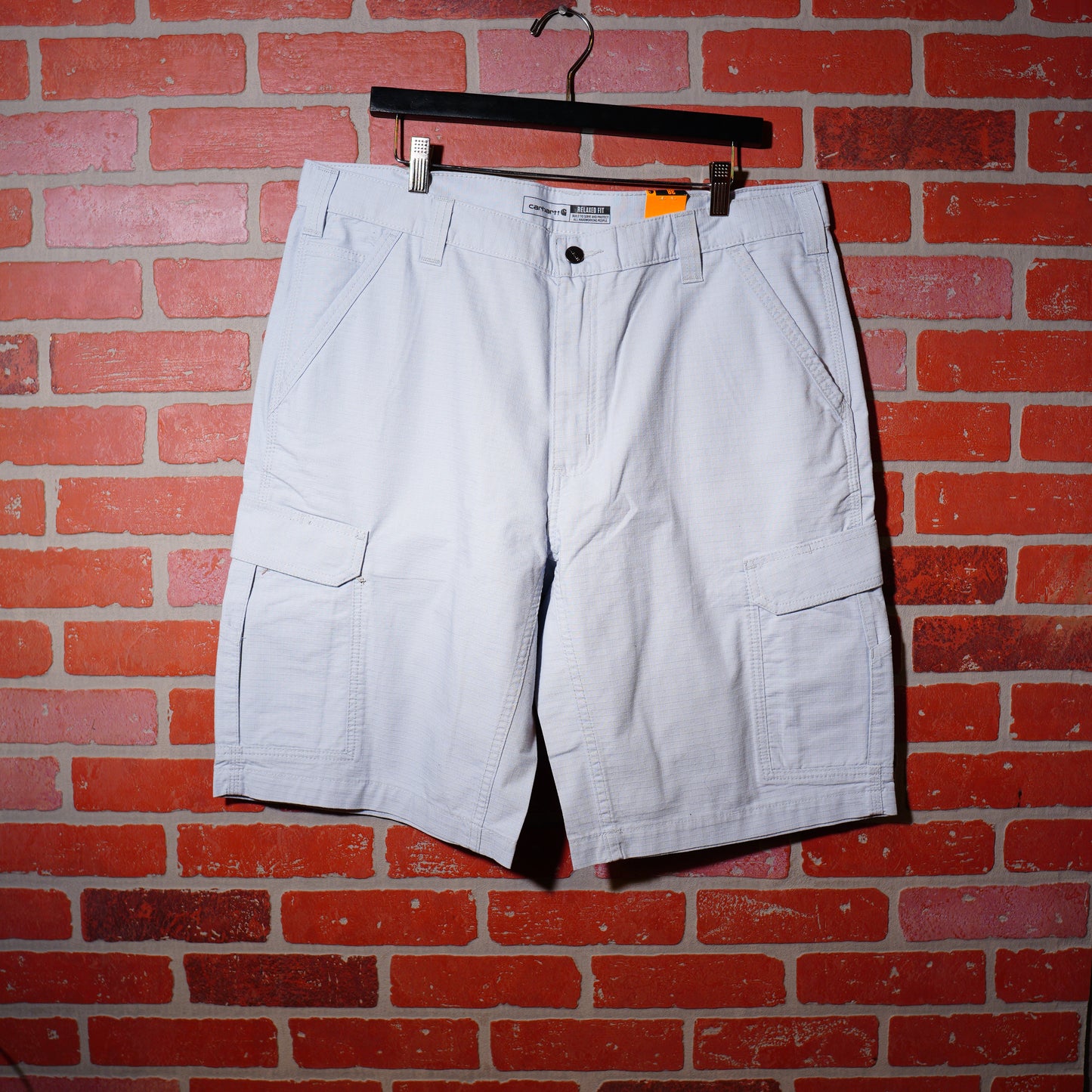 DS Carhartt Grey Work Wear Cargo Shorts