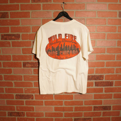 VTG Harley Davidson Wild Fire Chicago Tee