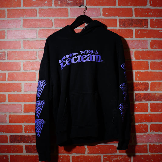 Ice Cream Purple Logo Hoodie