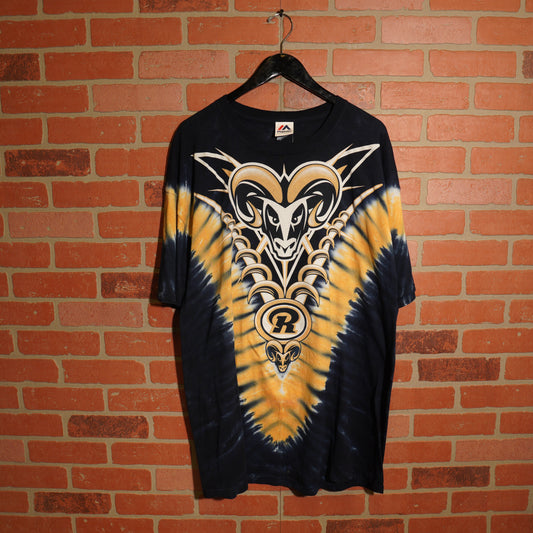 VTG NFL St. Louis Rams Tye-Dye Tee