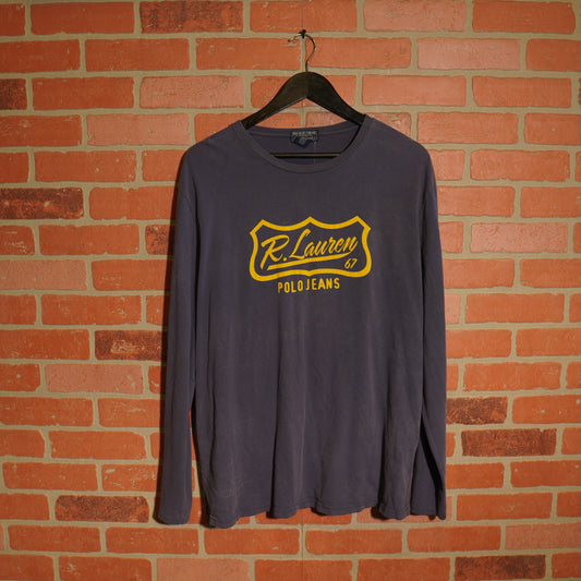 VTG Polo Jeans Company Navy L/S Tee