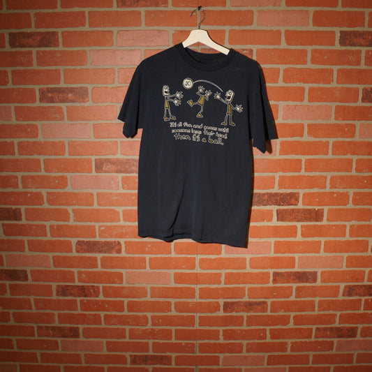VTG Y2K Fun And Games Ball Tee