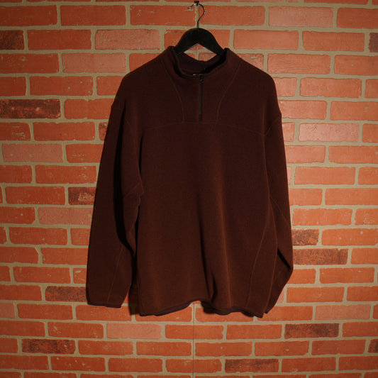 Arc'Teryx Brown Quarter-Zip Sweater