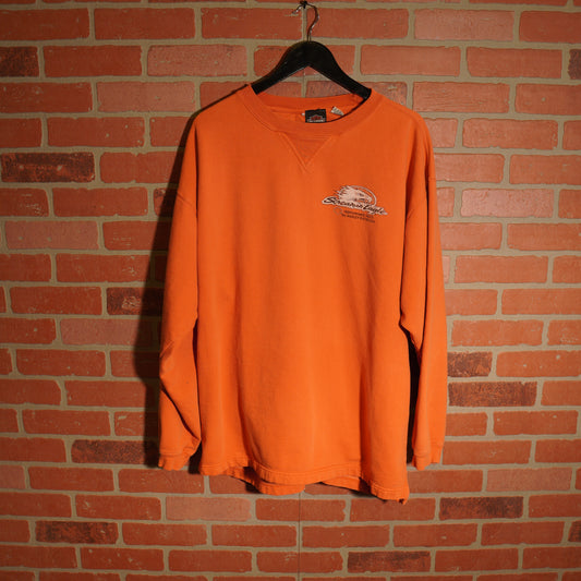 VTG Harley-Davidson Screamin Eagle Orange Crewneck