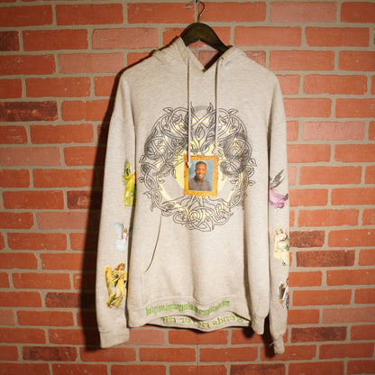 Juice Wrld X ABC. Grey Hoodie