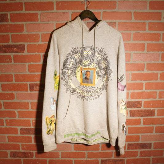 Juice Wrld X ABC. Grey Hoodie