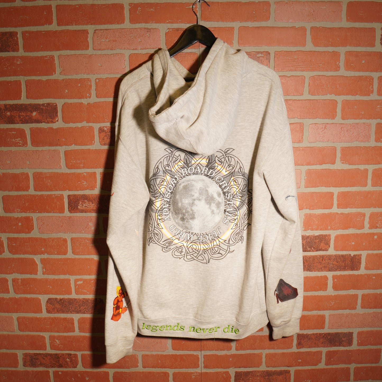 Juice Wrld X ABC. Grey Hoodie